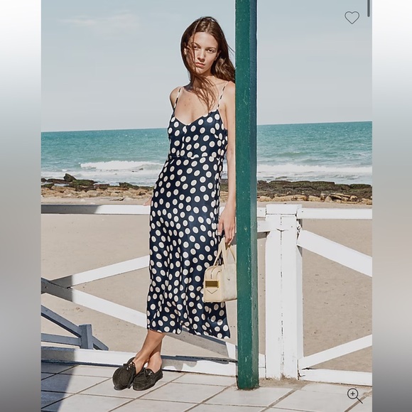 J. Crew Dresses & Skirts - J.Crew Natasha slip dress in polka-dot print